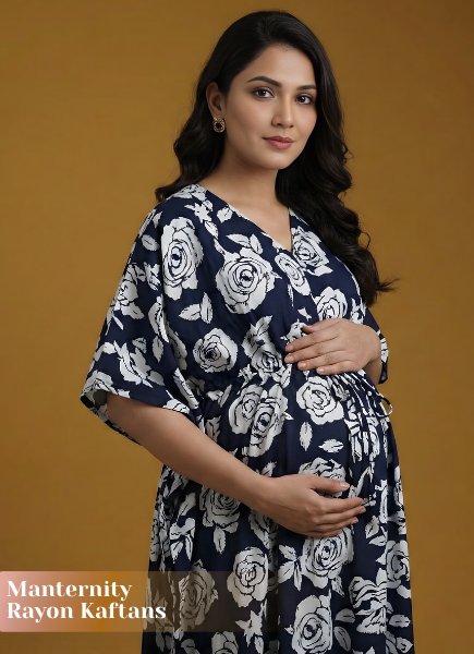 maternity rayon nursing kaftans